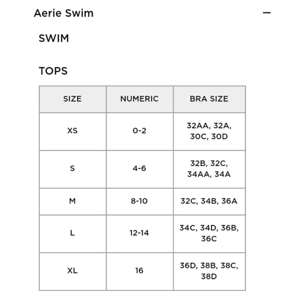 AERIE Black Bikini Top with string ties. - Picture 3 of 3